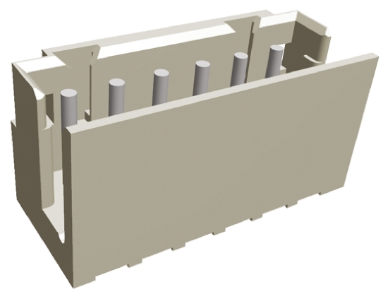 TE Connectivity AMP CT Series PCB Header, 6 Contact(s), 2 mm Pitch, 1 Row, Shrouded