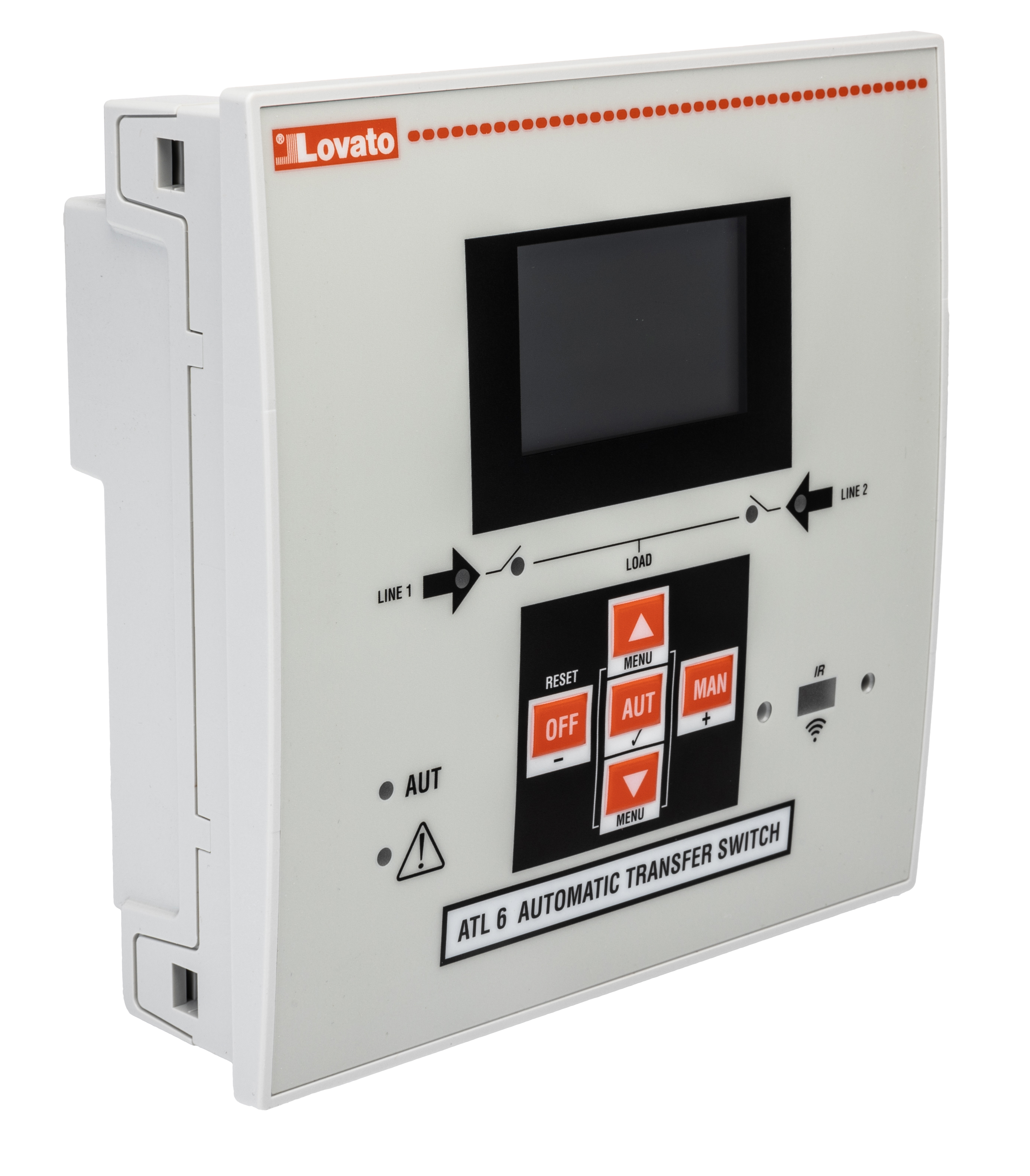 Lovato ATL Series Controller for Use with 2 Power Sources With Three Phase Control, 110 → 240 V ac Supply, Relay