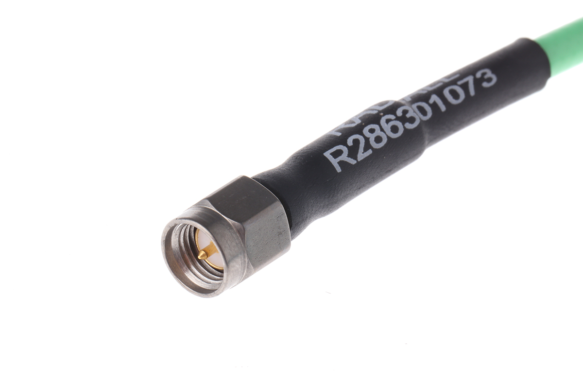 Radiall Cable Assembly Series Male SMA to Male SMA, 1 m 50 Ω