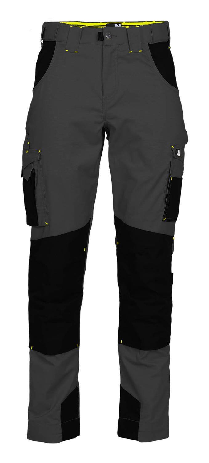 Nine worths ADAM Men's Grey, Black Polyester, Elastane, Cotton, Size 50 Waist Size 115 cm W