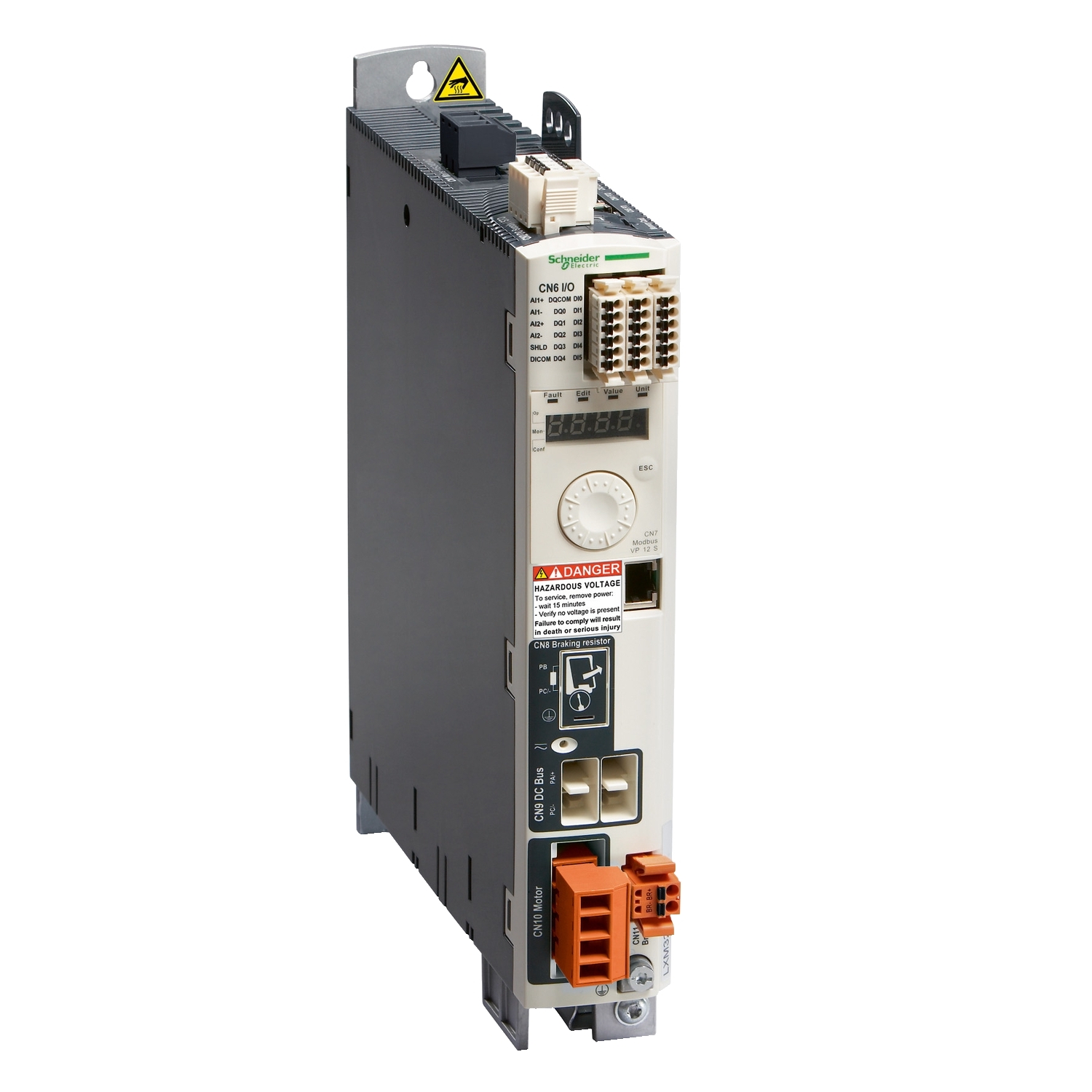 Schneider Electric 0.5 kW Servo Drive, 240 V, 1 Phase, 6.3 A, Motion Function
