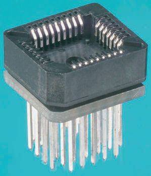 Winslow 2.54mm Pitch 20 Way PLCC IC Socket