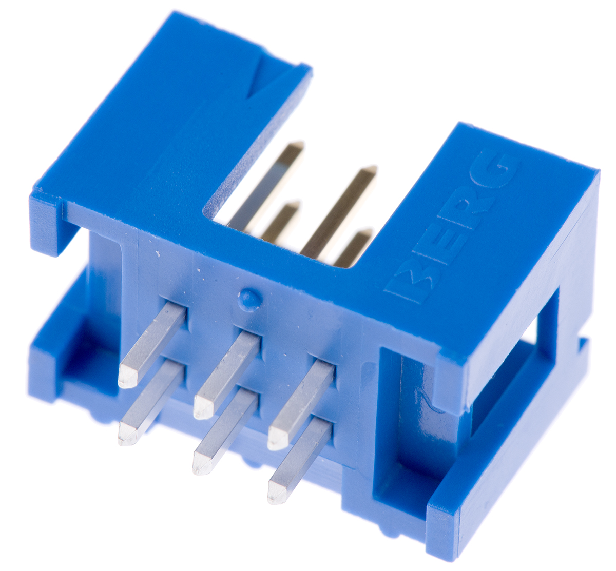 Amphenol Communications Solutions Quickie Series Straight Through Hole PCB Header, 6 Contact(s), 2.54 mm Pitch, 2 Row,