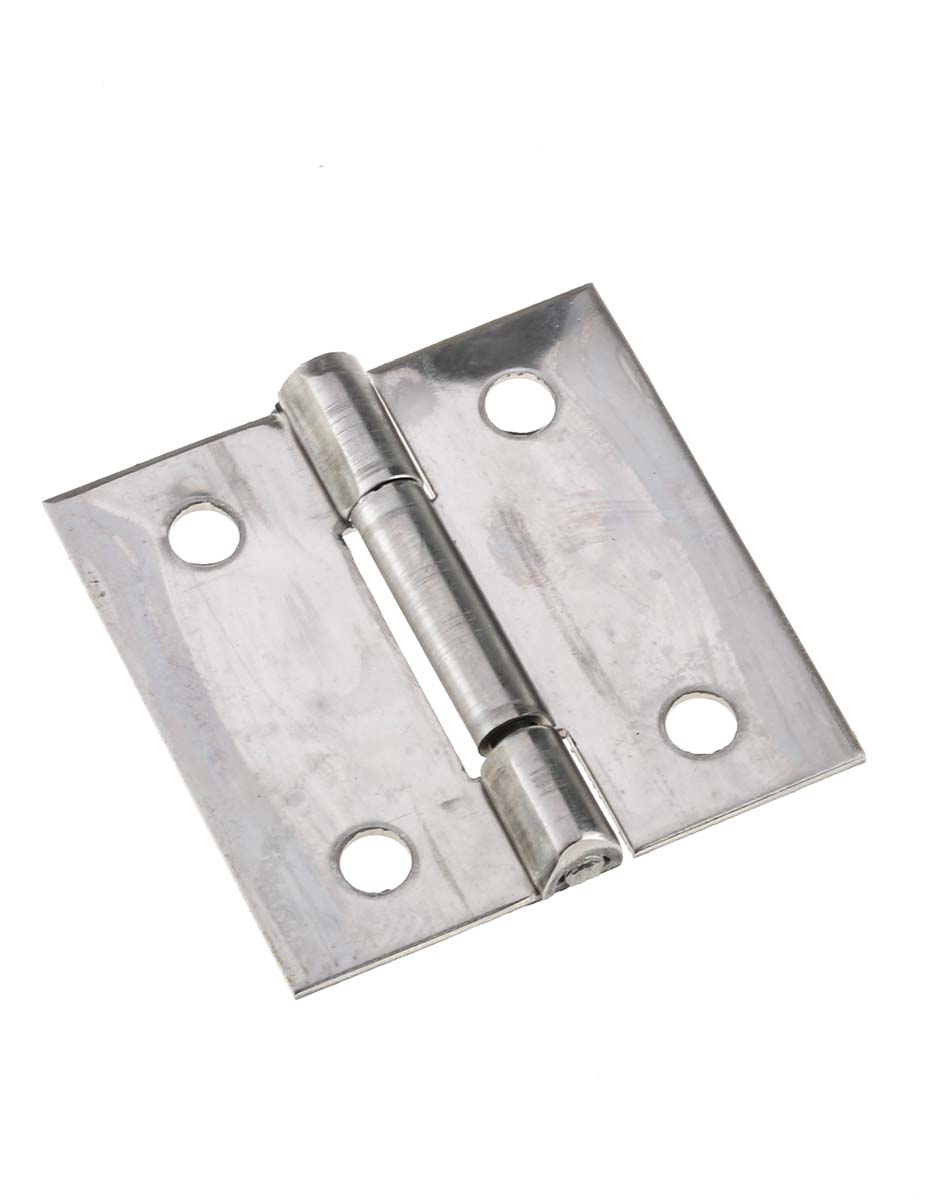 Pinet Stainless Steel Butt Hinge, Screw Fixing, 30mm x 30mm x 0.8mm