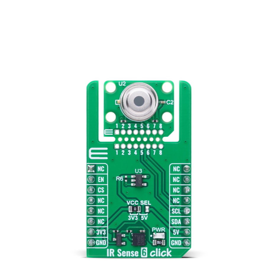 MikroElektronika IR Sense 6 click Humidity, Temperature Add On Board for Mikroe-6570 MikroBus