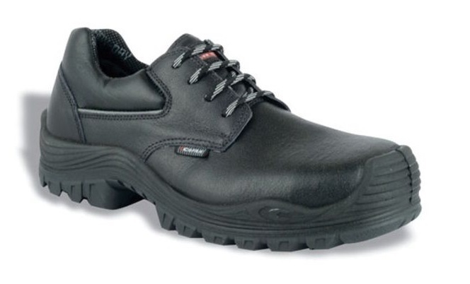 Cofra NEW BISMARCK S3 SRC Unisex Black Toe Capped Safety Shoes, UK 11, EU 46
