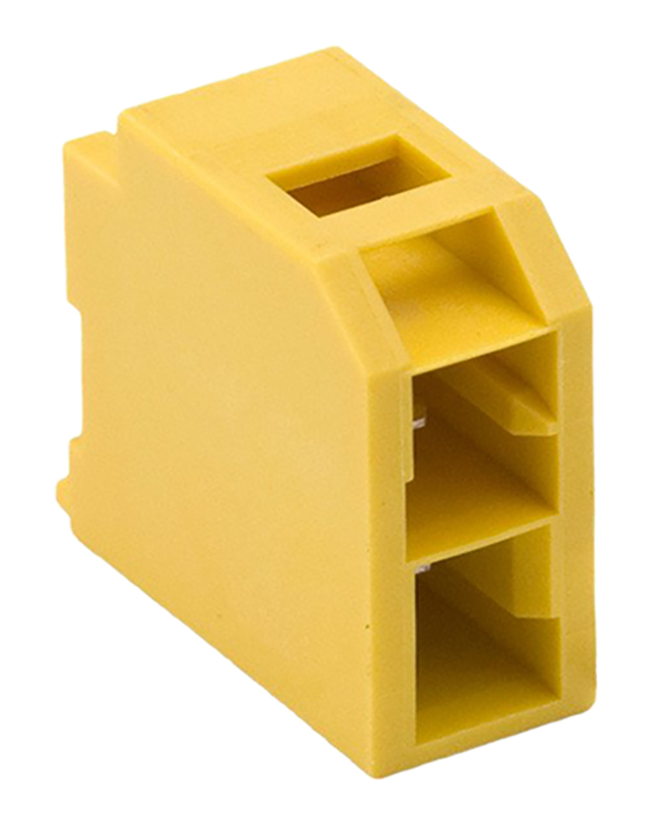 Molex CP-6.5 Series Straight Through Hole PCB Header, 2 Contact(s), 6.5 mm Pitch, 2 Row, Shrouded
