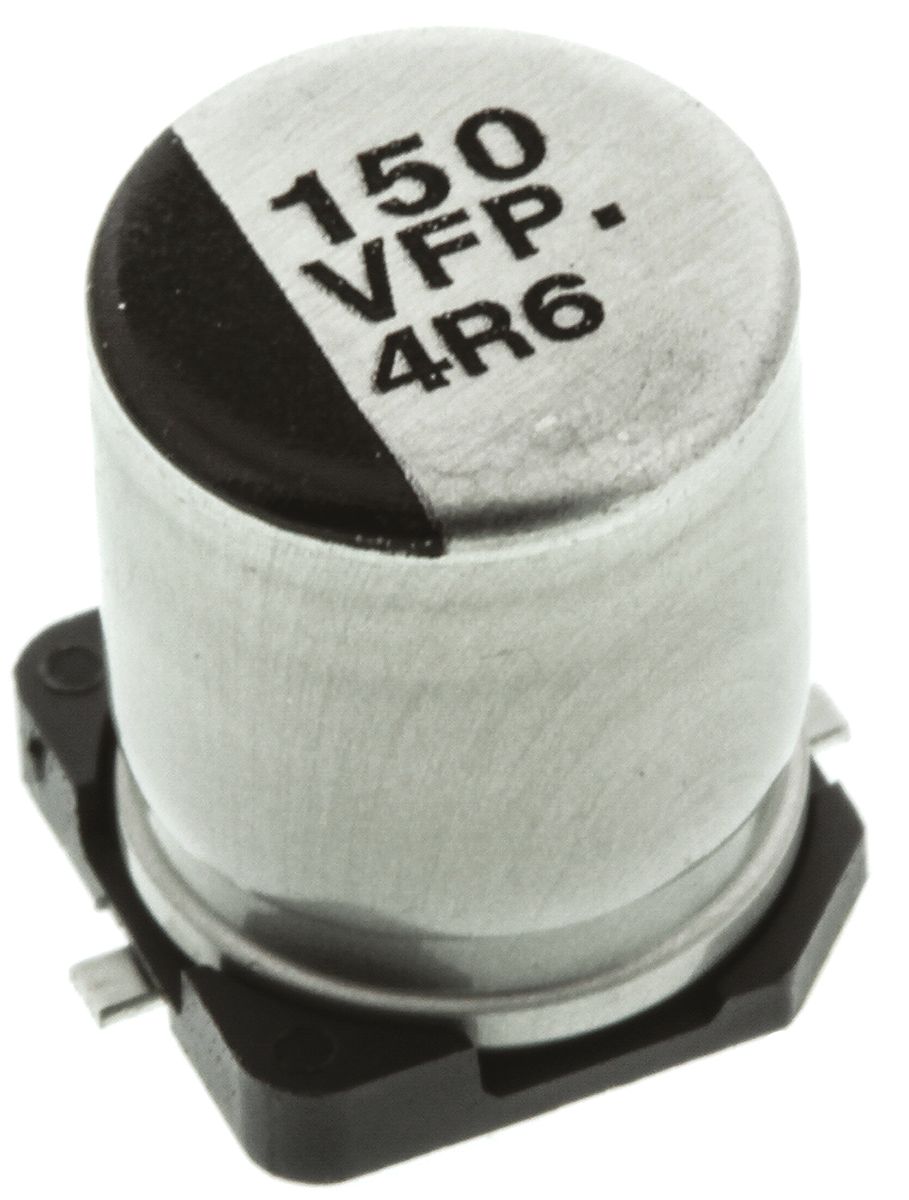 Panasonic 150μF Aluminium Electrolytic Capacitor 35V dc, Surface Mount - EEEFP1V151AP