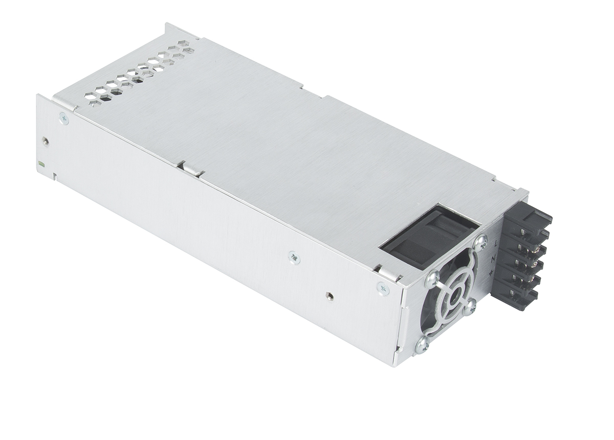 XP Power Switching Power Supply, GCU500PS36-EF, 36V dc, 6.9A, 500W, 1 Output, 80 → 264V ac Input Voltage