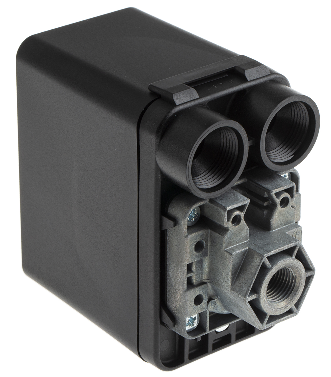 Telemecanique Sensors Pressure Switch, 0.2bar Min, 6bar Max, 2 NC Output, Differential Reading