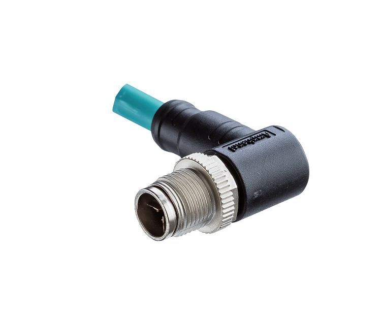Amphenol Industrial Male 2 way M12 to Wire Lead Connector Cable, 5 m