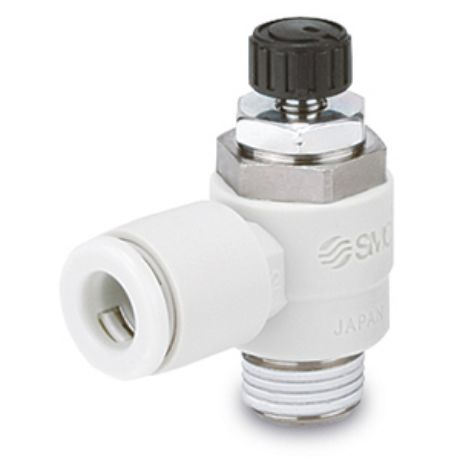 SMC AS Series Speed Controller, G 1/8 Inlet Port x 6mm Tube Outlet Port