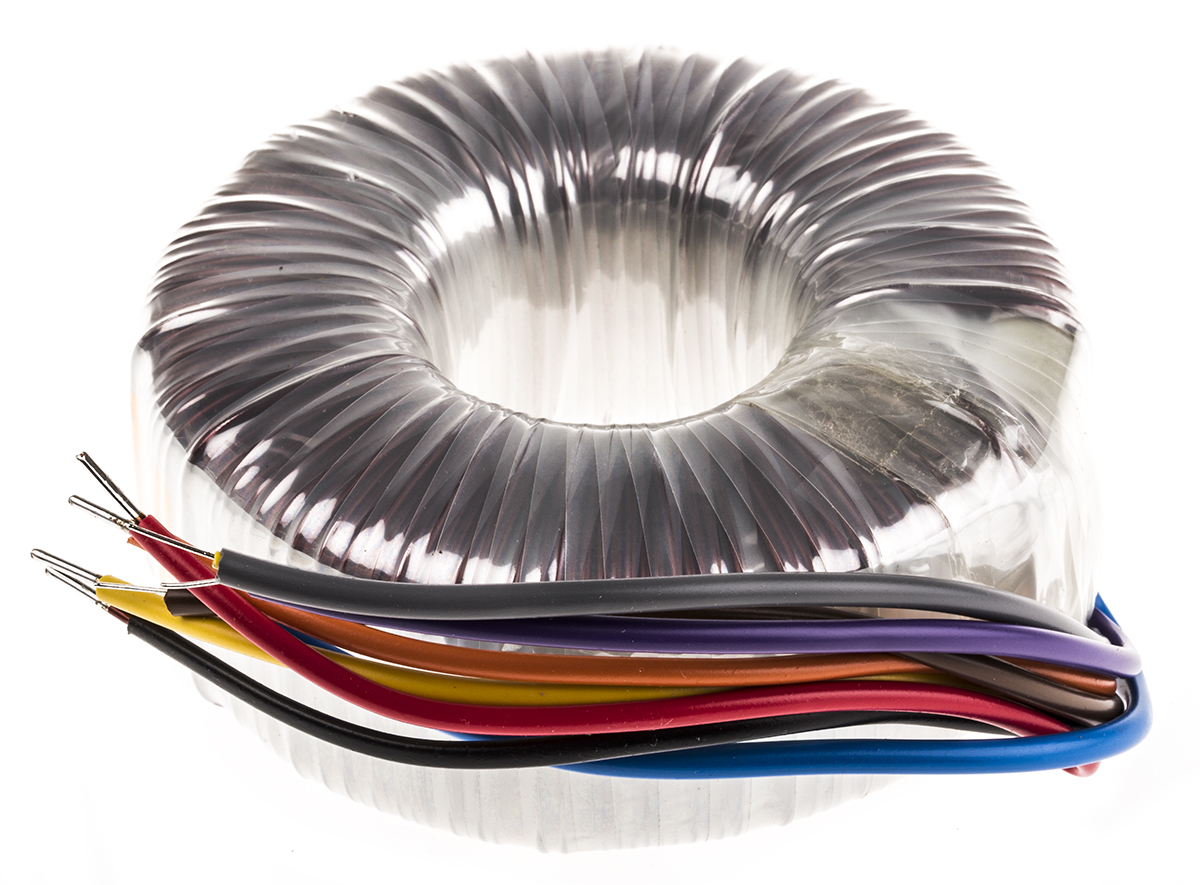 Nuvotem Talema 115 V ac, 230 V ac, 2 x 18V ac Toroidal Transformer, 225VA 2 Output