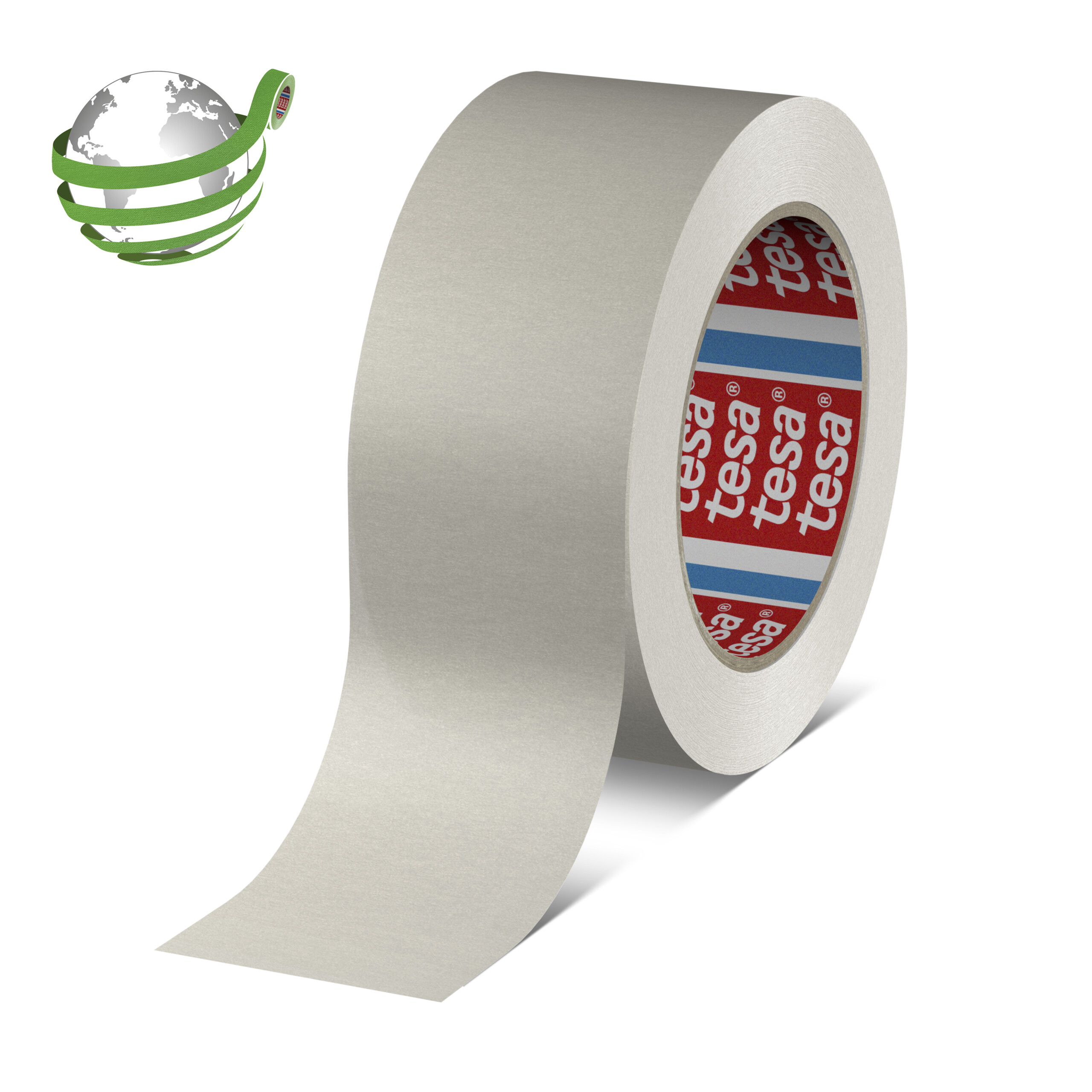 Tesa 4713 White Packing Tape, 50m x 50mm