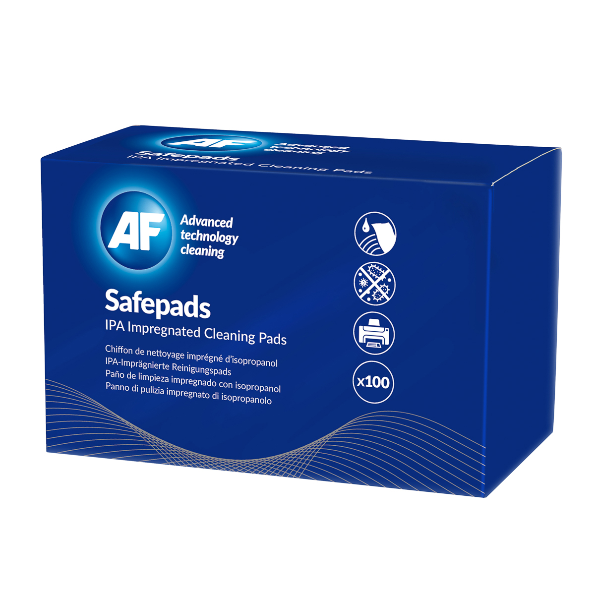 Electrolube SafePads Wet Isopropanol Wipes, Pack of 100, 135 x 215mm
