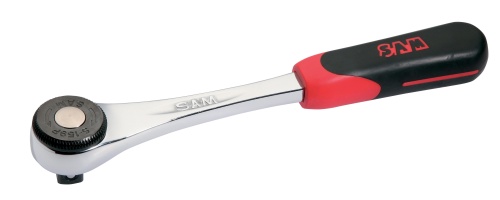 SAM 1/2 in Socket Wrench with Ratchet Handle, 242 mm Overall