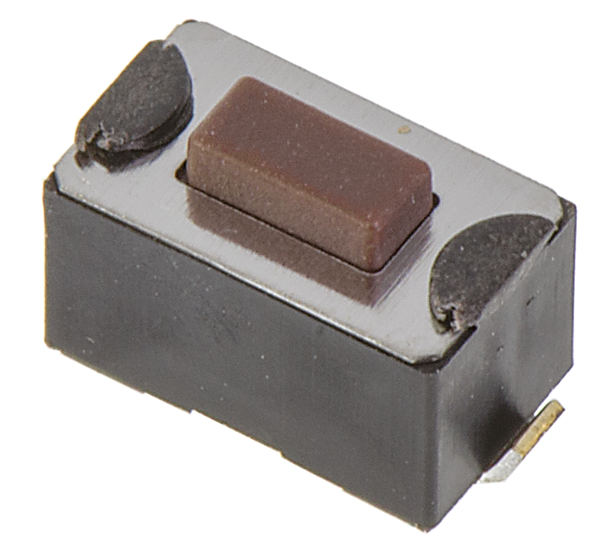 APEM Brown Button Tactile Switch, SPST 50 mA @ 12 V dc 0.8mm