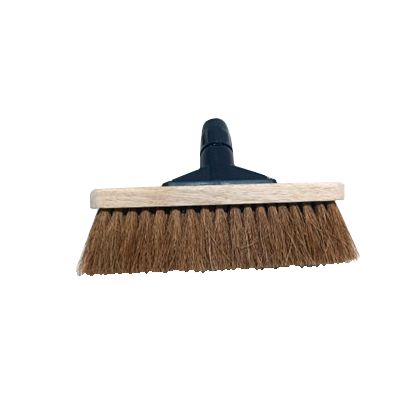 RS PRO Broom, Brown With Natural Coco Bristles for Indoor and Outdoor Areas
