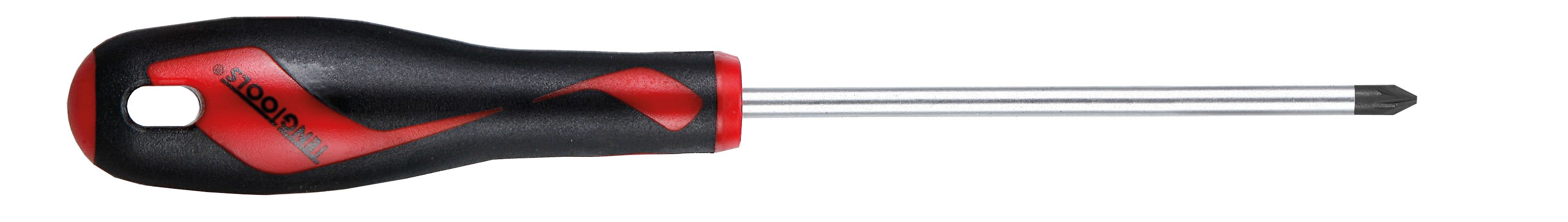 Teng Tools Pozidriv  Screwdriver, PZ2 Tip, 38 mm Blade, 96 mm Overall