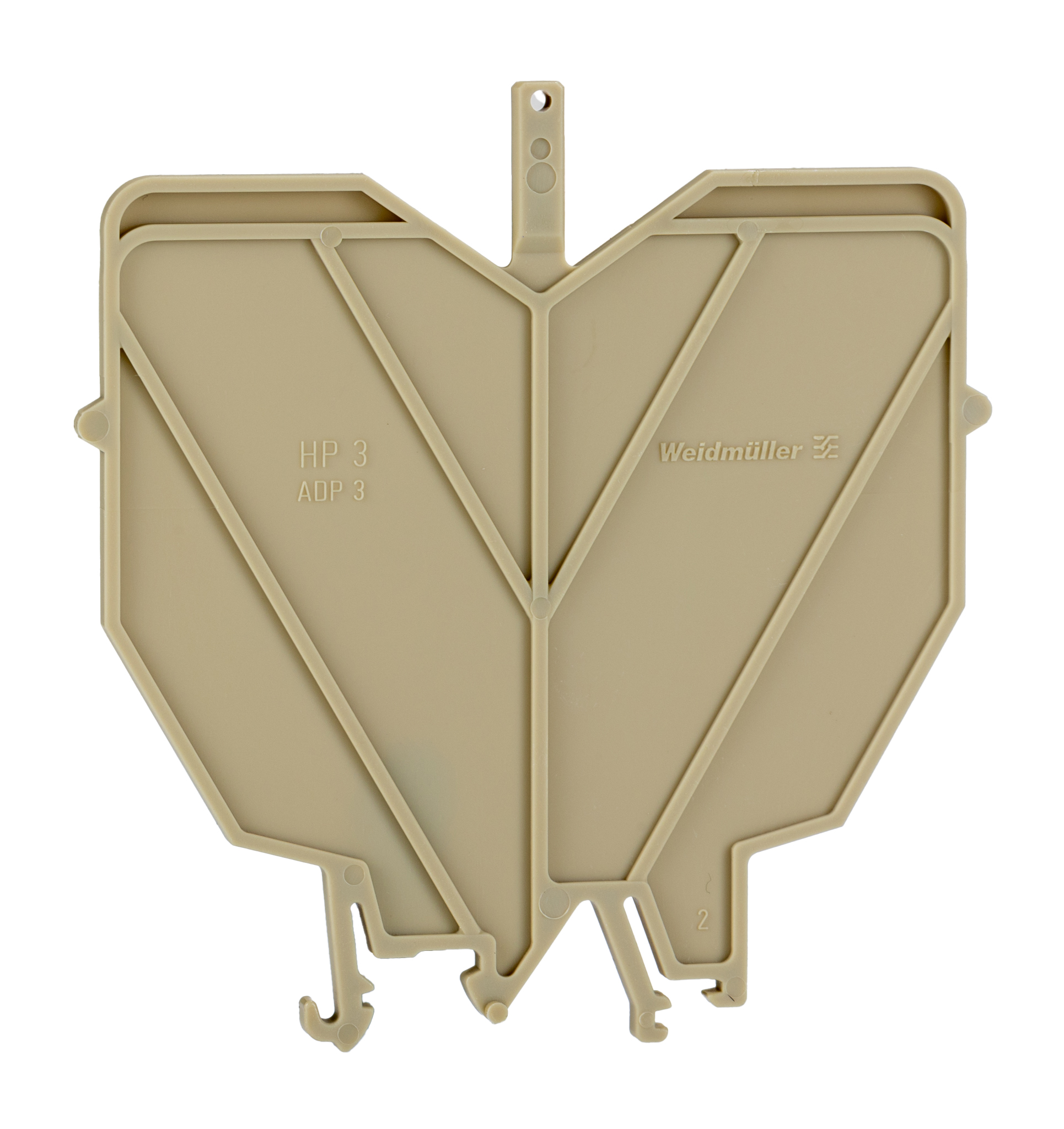 Weidmuller SAK Series End Cover for Use with SAK-Series Modular Terminals