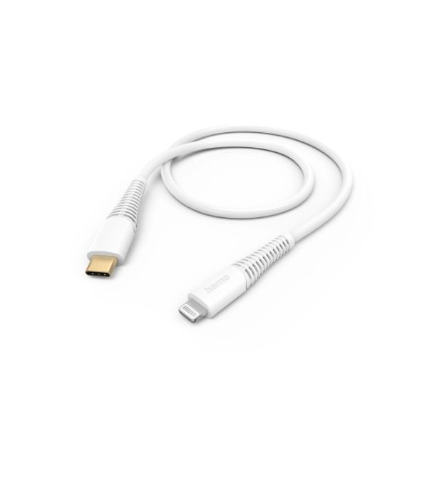 Hama USB 2.0, Male Lightning to Male USB C, 480Mbps, 1.5m