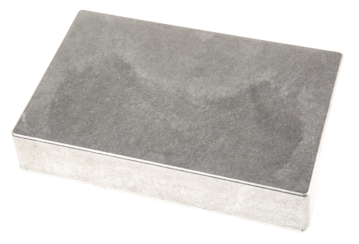 Hammond 1590 Series Natural Die Cast Aluminium Enclosure, IP54, Natural Lid, 188 x 120 x 37mm