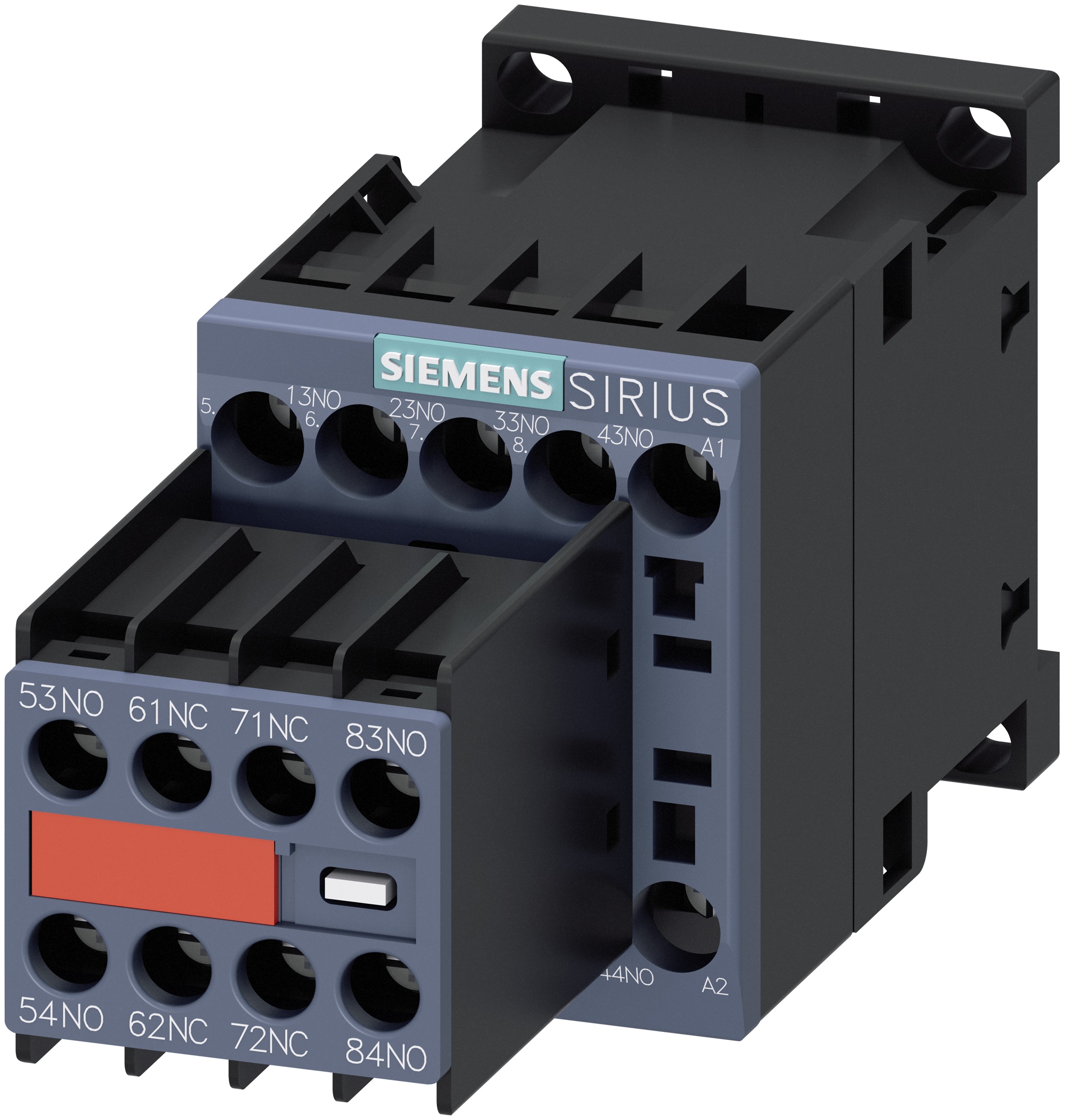 Siemens SIRIUS 3RH2 Contactor Relay, 10 A, 6NO + 2NC, 600 V dc, 690 V ac
