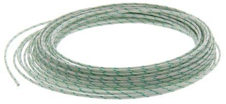RS PRO Type K Thermocouple Cable/Wire, 10m, Unscreened, Glass Fibre Insulation, +350°C Max, 1/0.315mm