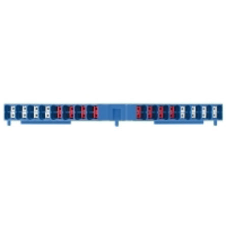 Weidmuller 1267840000 P Series Blue, Octuple-Level, Push In Termination