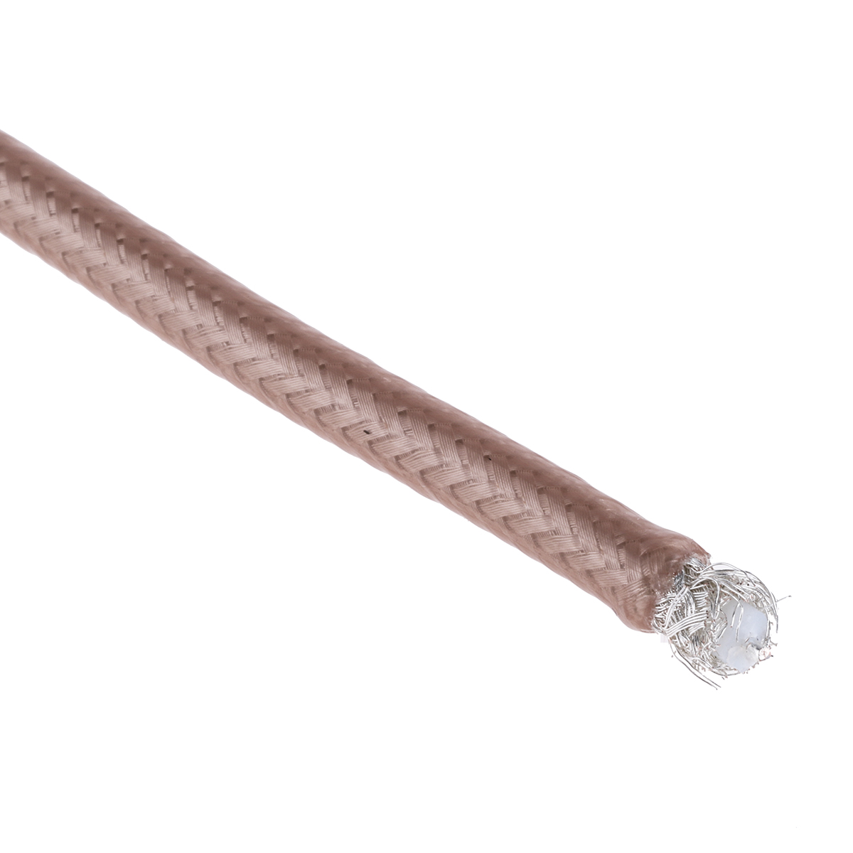 RS PRO, 25 m 50 Ω, 18 AWG Brown