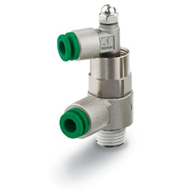 SMC AS Non Return Valve R 1/8 Female Inlet, R 1/8 Male Outlet, 0.1 → 1MPa