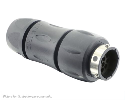Souriau Sunbank by Eaton Circular Connector, 12 Contacts, In-Line, Standard Connector, Socket, Male, IP68, IP69K, UTGX