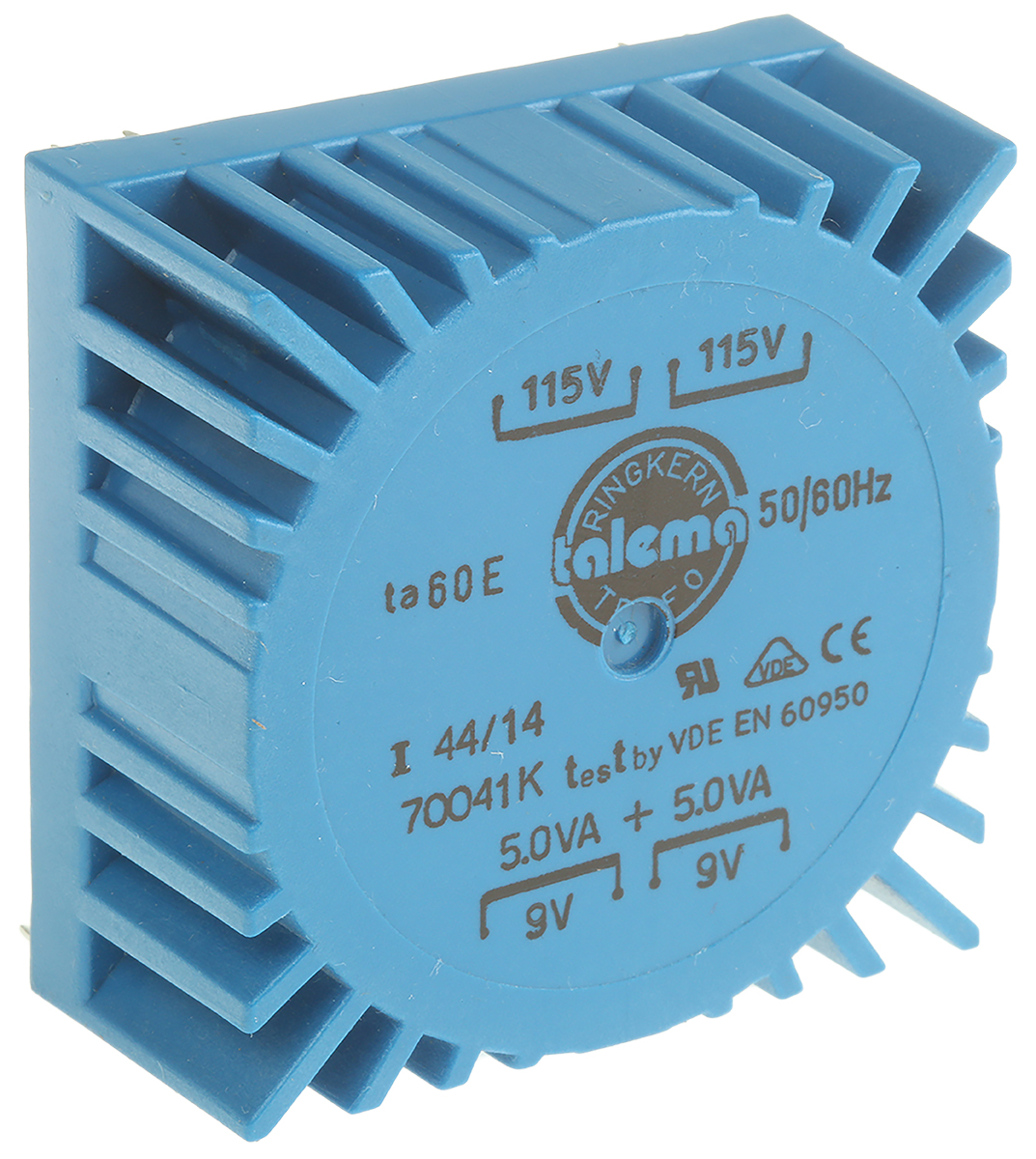 Nuvotem Talema 115 V ac, 230 V ac, 2 x 9V ac Toroidal Transformer, 10VA 2 Output