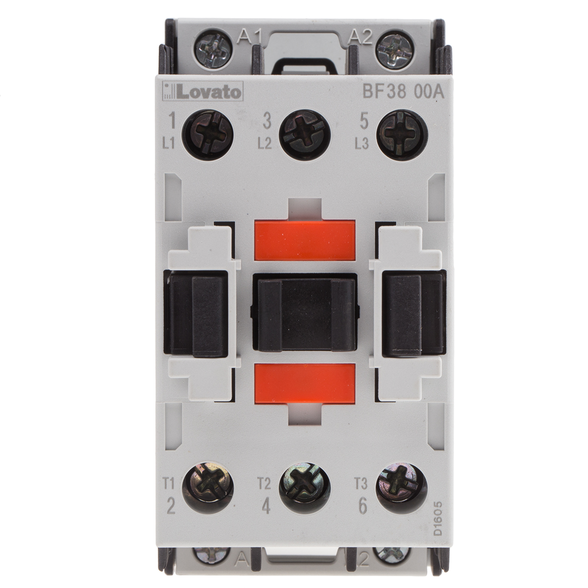 Lovato BF Contactor, 400 V Coil, 3-Pole, 38 A, 18.5 kW, 3 NO, 440V