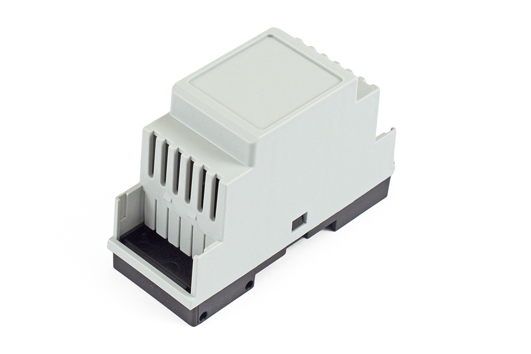 Hammond DIN Rail Enclosure Enclosure Type 1597 Series , 90 x 35 x 58mm, Polycarbonate DIN Rail Enclosure