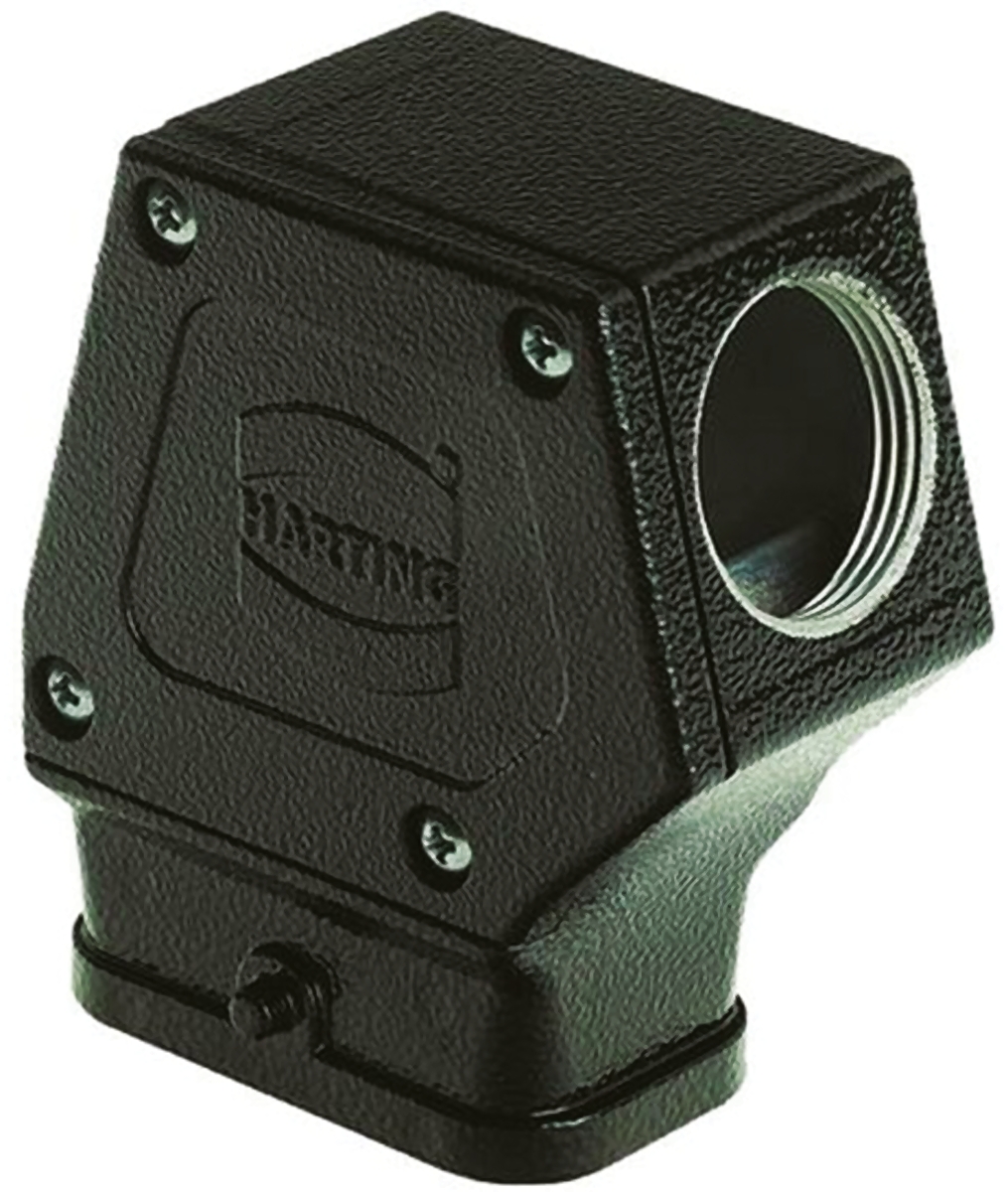 HARTING Han-Compact Heavy Duty Power Connector Hood, M25 Thread, Side Entry