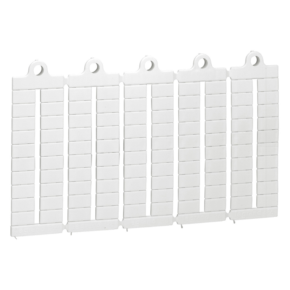 Legrand Blank Marker Plate for use with  for use with Terminal Blocks