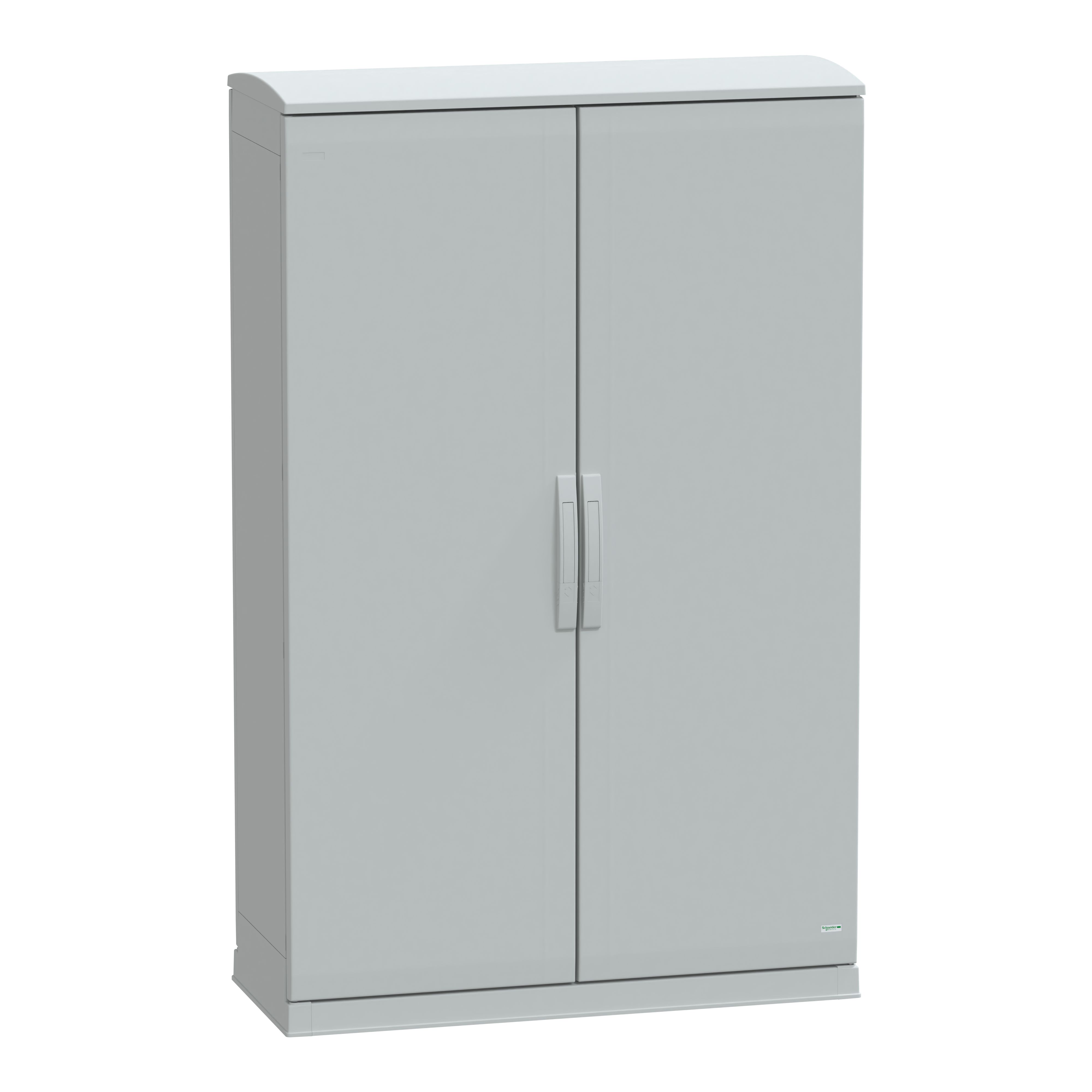 Schneider Electric PanelSeT Series Fibreglass Reinforced Polyester Double-Door-Door Floor Standing Enclosure, Opaque