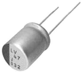 Nichicon 27μF Through Hole Polymer Capacitor, 63V dc