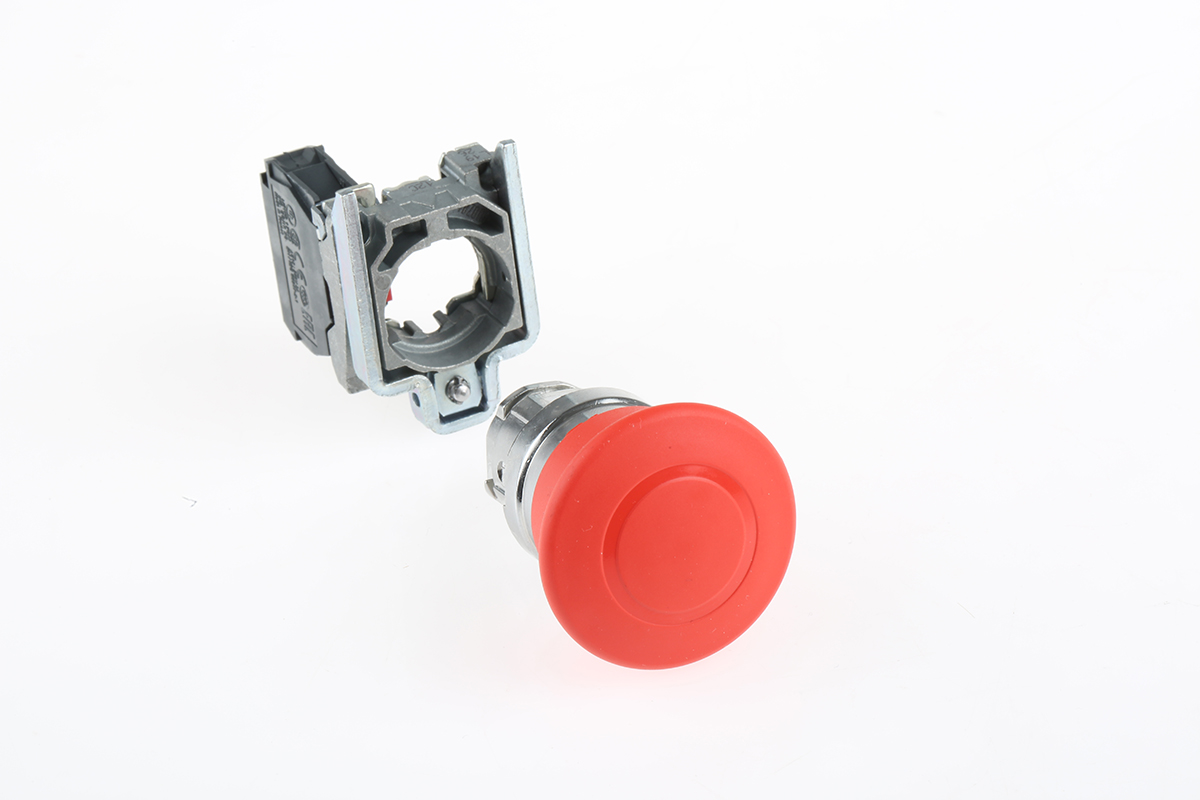 Schneider Electric Harmony, Red, Pull to Reset 40mm Mushroom Head Emergency Button