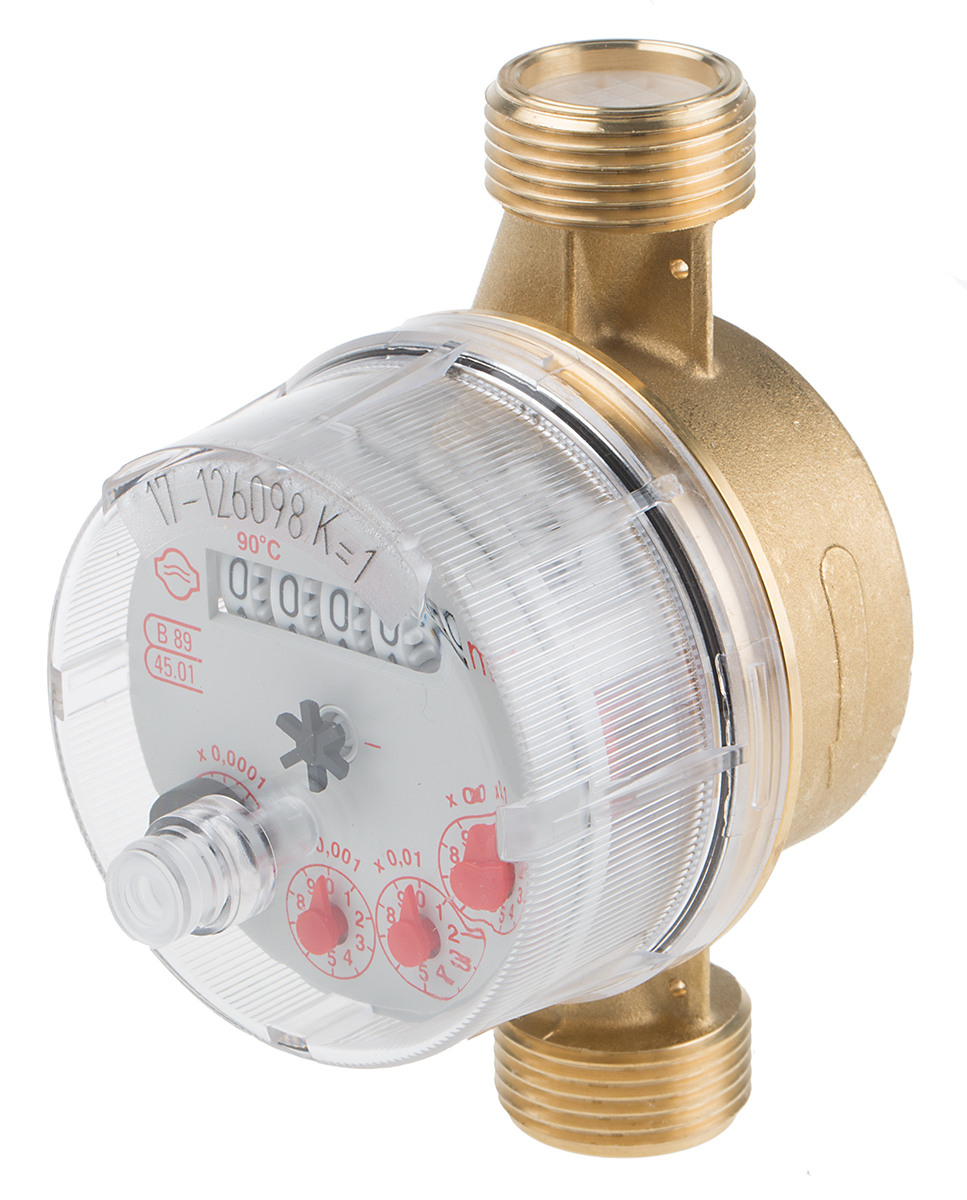 Altecnic Class A 1.5m³/h Water Meter 1/2 in BSPP Male