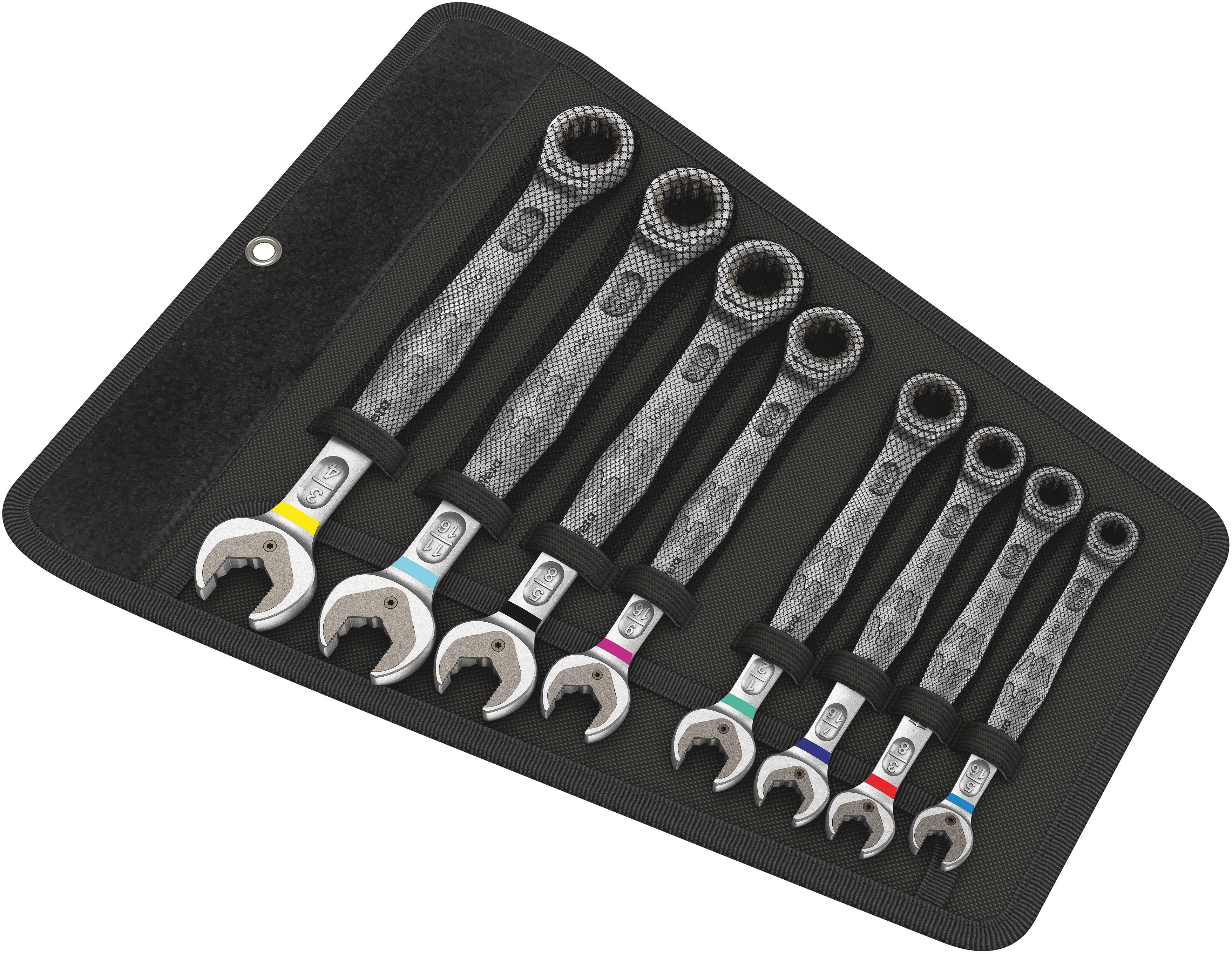Wera Joker 6000 Series 8-Piece Spanner Set, 5/16 → 3/4 in, Chrome Molybdenum Steel
