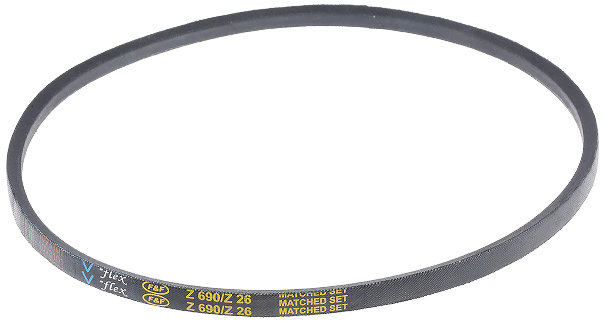 RS PRO Drive Belt, belt section Z, 660mm Length