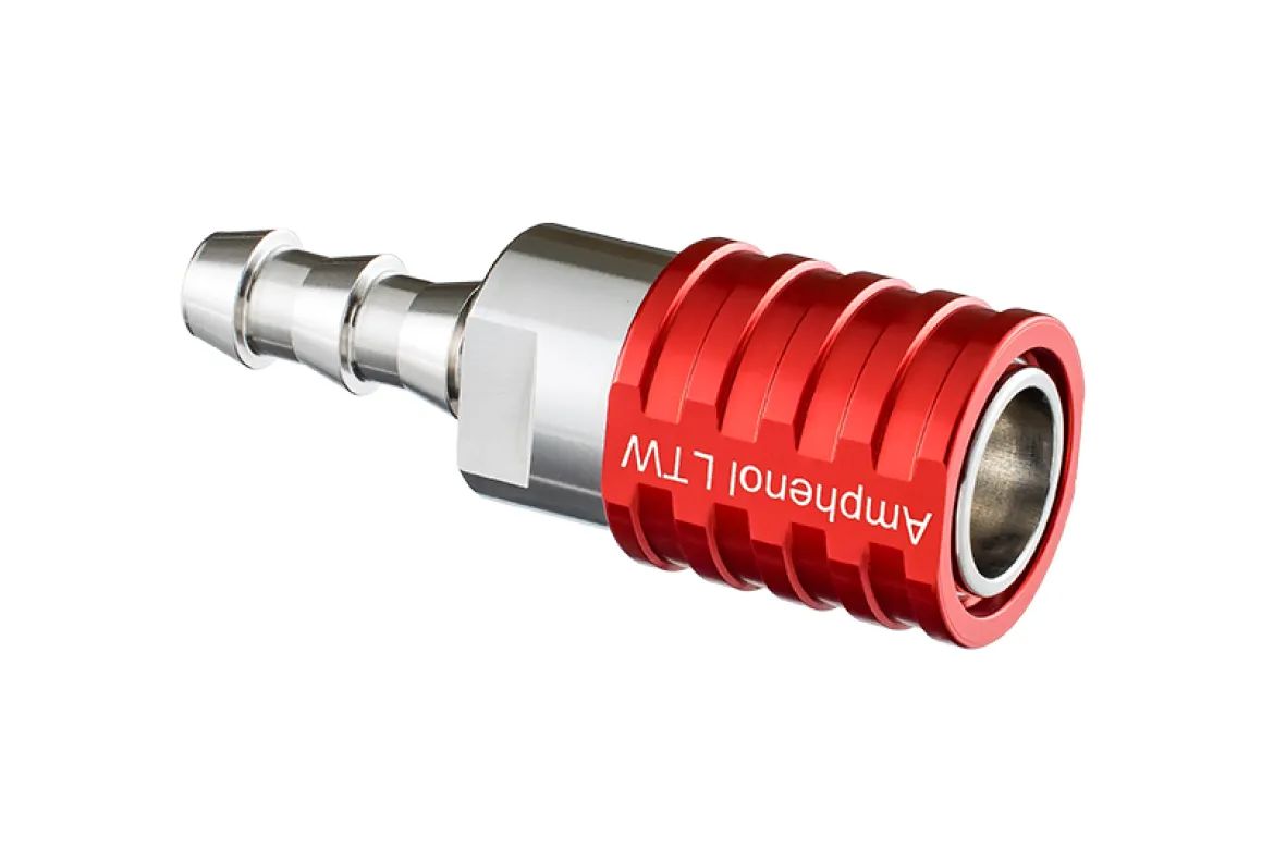 Amphenol Industrial Connector, Push Pull, 1/4 in Connector, Socket, Female, SQD02 Series