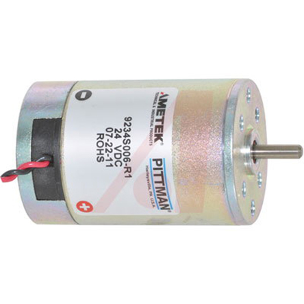 PITTMAN AMETEK TIP 24 V 23 W Servo Motor, 6151 rpm, 43 mNm Max Output Torque, 4 mm Shaft Diameter