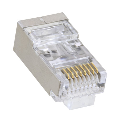 L-Com TDP Series Ethernet Connector, Surface Mount, Cat6a Straight 1 Port 1 -Way
