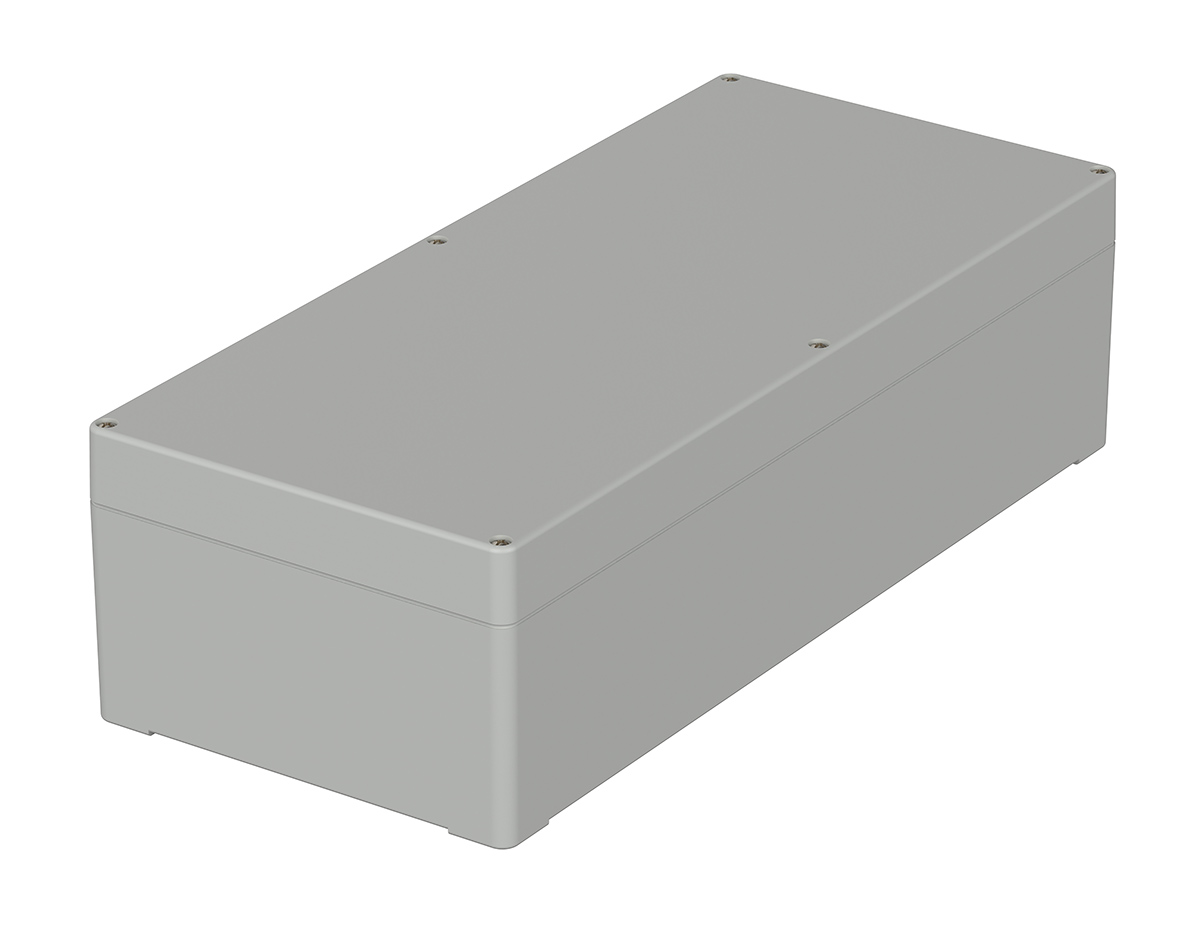 Bopla Euromas Series Light Grey ABS Enclosure, IP66, Light Grey Lid, 360 x 160 x 100mm