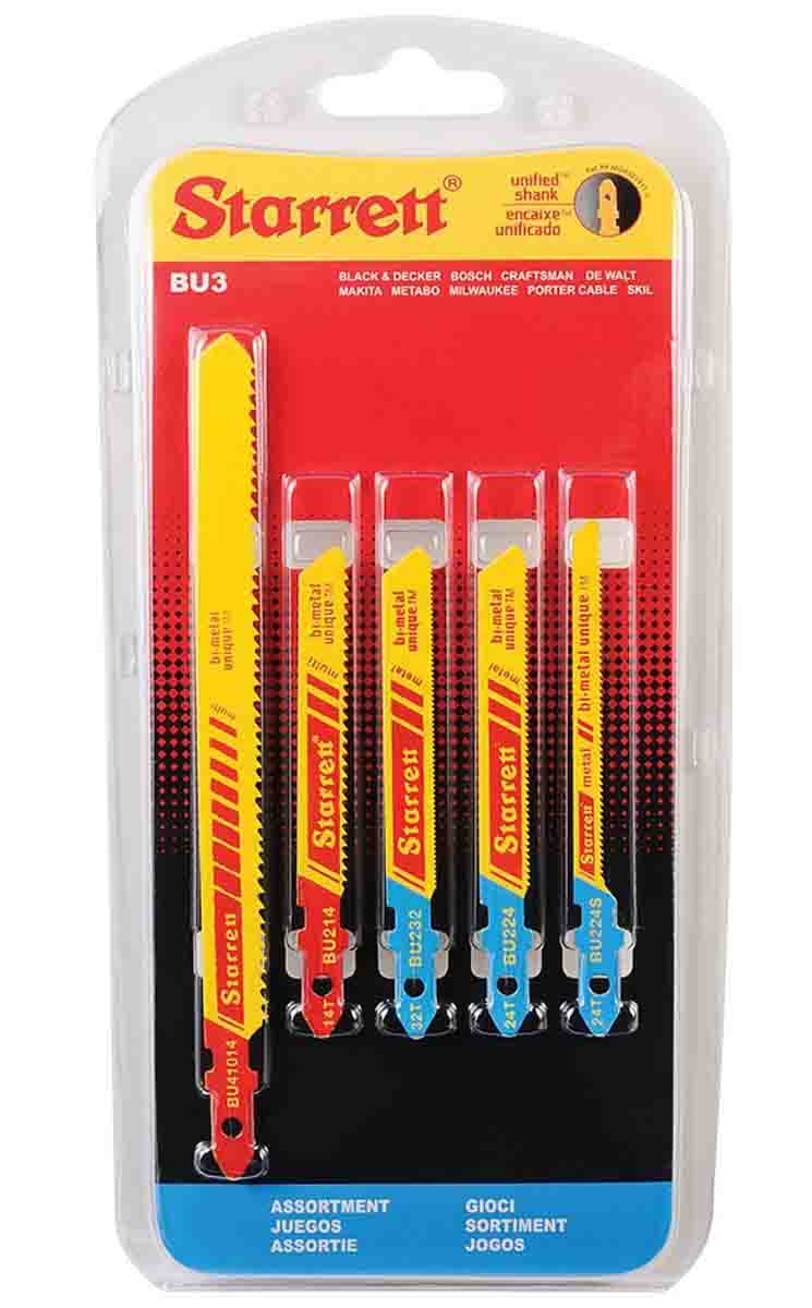Starrett 75mm Cutting Length Jigsaw Blade, Pack of 5
