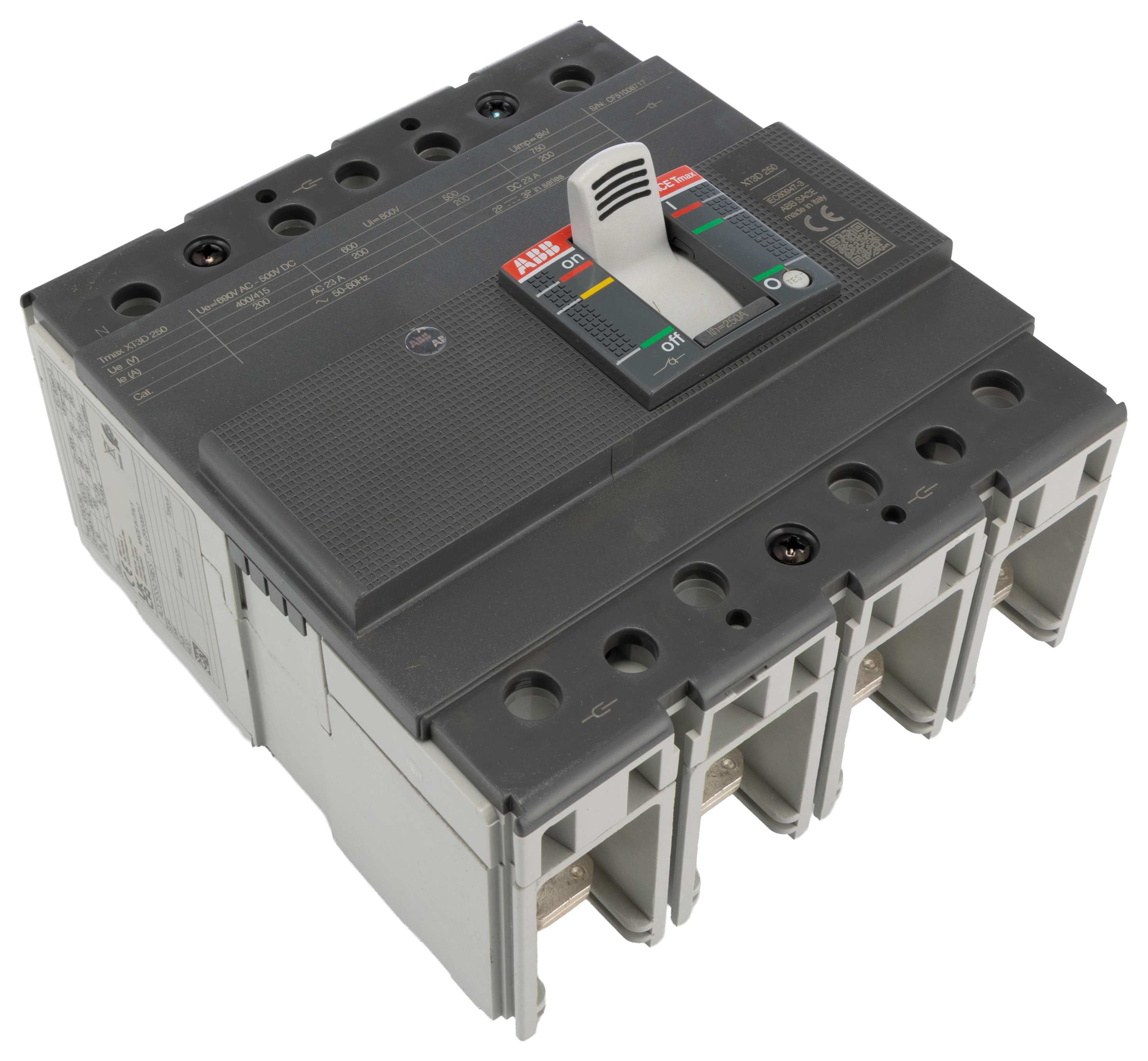 ABB 4P Pole Surface Mount Switch Disconnector - 250A Maximum Current