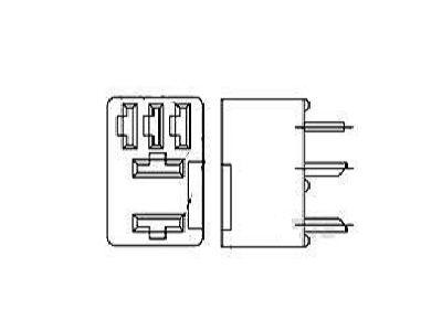 TE Connectivity VCFM-1000 PCB Mount Relay Socket, for use with Plug-In Micro ISO Relays
